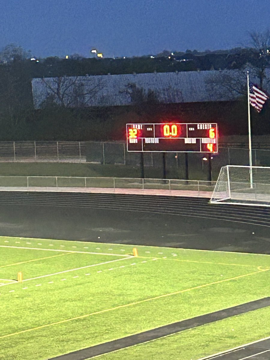 FDouglassFB's tweet photo. Congratulations to our young freshman Broncos on responding to adversity and showing growth tonight 32-6 winners over Great Crossing. As always it's special to be a BRONCO! #Relentless23 https://t.co/4nSv128bBa