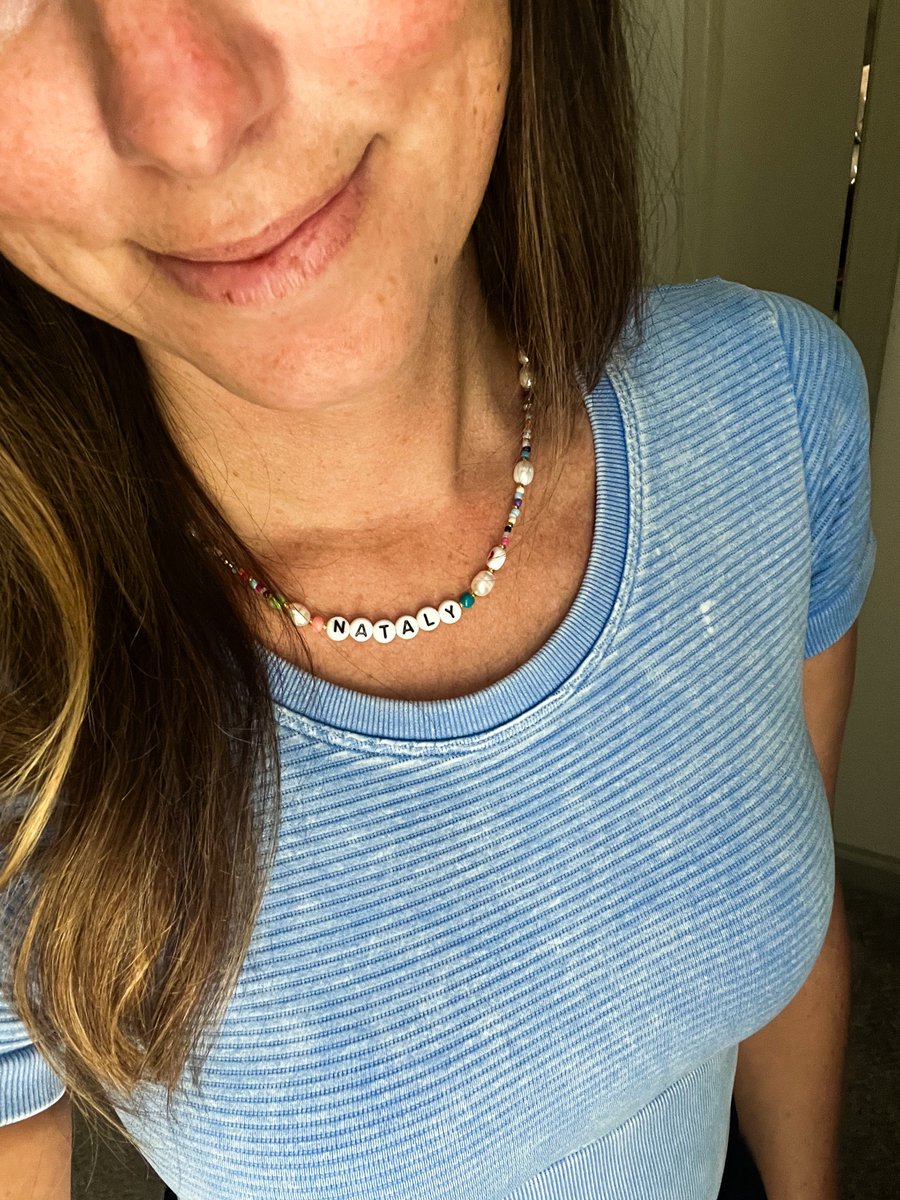 In case anyone forgets my name, I now have it on my neck 😍 <a href="/thesiskiss/">The Sis Kiss</a> #OOTD