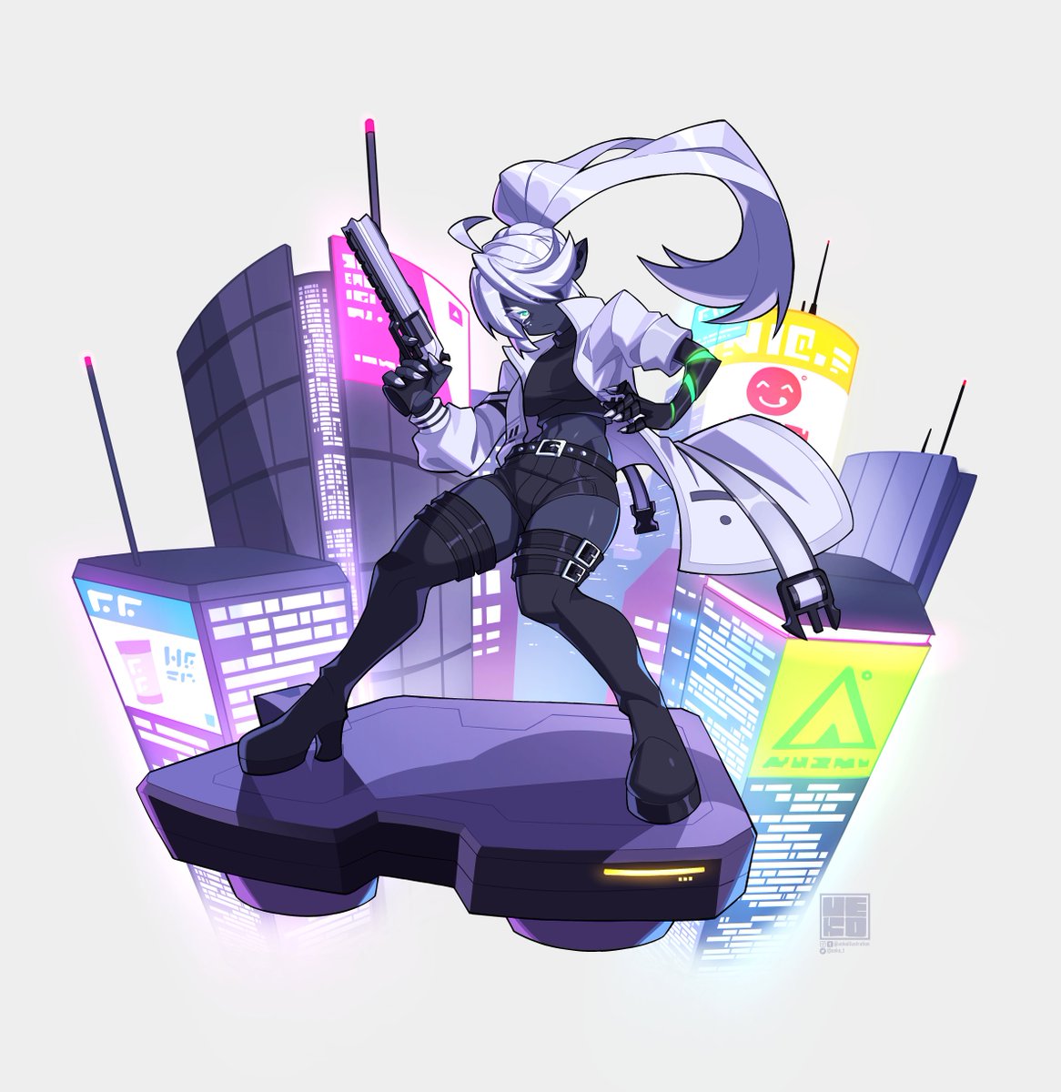 「[C0MM] for Yesuhara - thank you very muc」|ueko COMMISSIONS: CLOSEDのイラスト