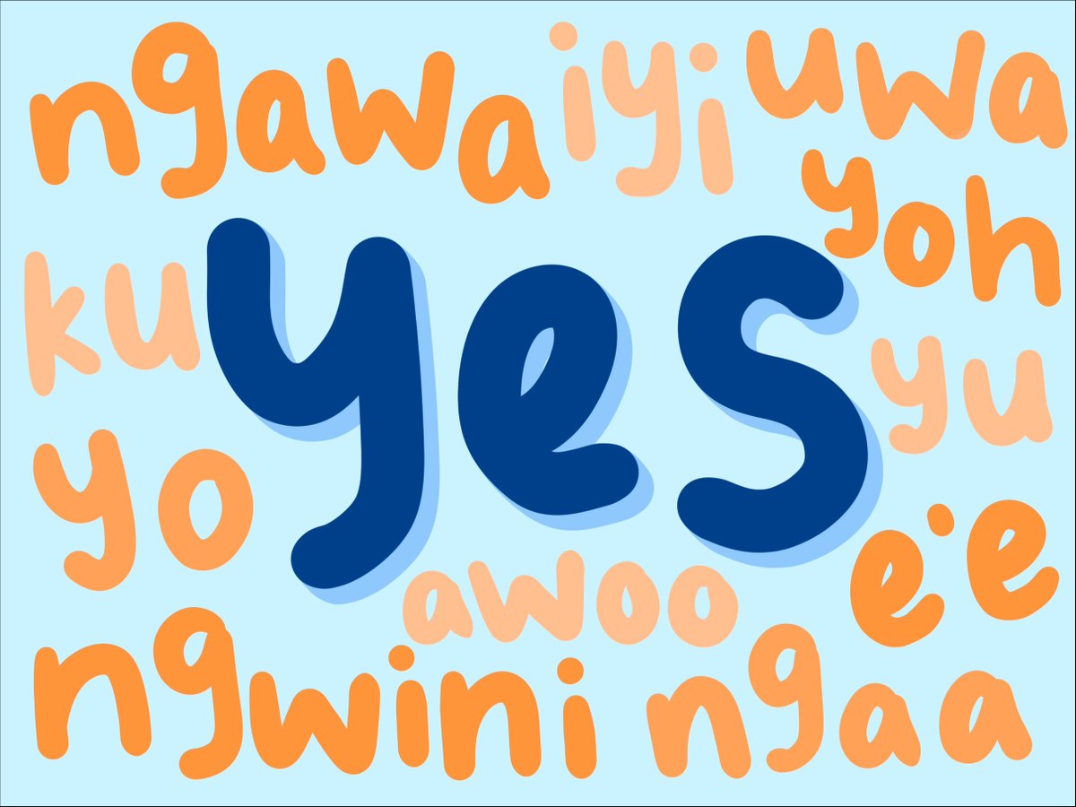 Ways to say YES in Indigenous Languages. To listen visit 🎧 50words.online 🎧 #indigenouslanguages