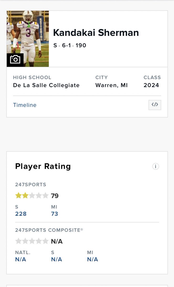 ShermanKandakai's tweet photo. Blessed to be ranked a 2⭐️! https://t.co/gPYcOMhTD8