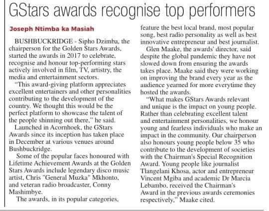 Golden Stars Awards tweet media