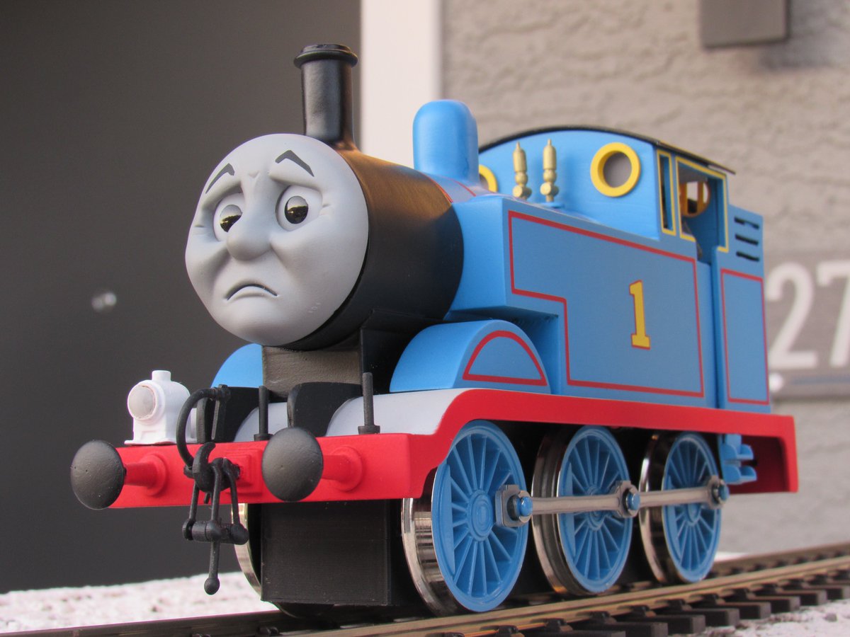 For those wondering. Thomas is well and okay and out of 'Plastic surgery'. He has been completely overhauled to resemble the plastic model as seen in Series 11. Supporting a thick funnel, lowered cap portholes, and a round tapered dome.