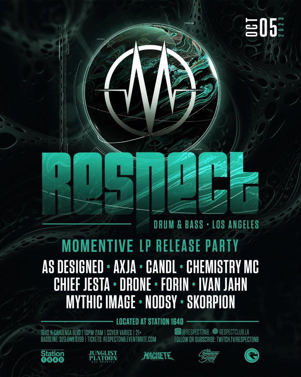 #LosAngeles #drumandbass in full effect tonight! Come through! 🙌