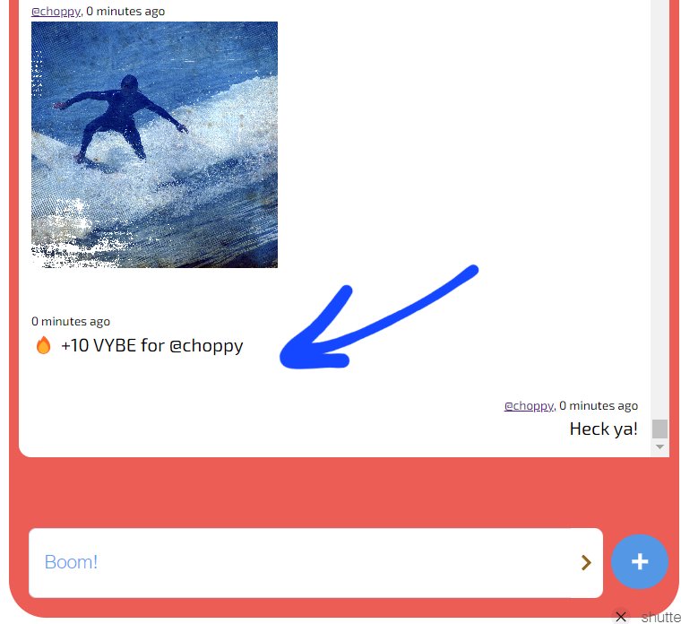 VybeCrypto's tweet image. 🌴 New feature: Picpay. 
You get 10 #VYBE when you send a picture in a #chat on #VybeChat. Limit 10 pics per day and we'll ban spam. You can send as many as you want, but can only get 10 VYBE for the first 10 per day. That's 100 VYBE per day. Or 3,000 per month. #chattoearn #AI…