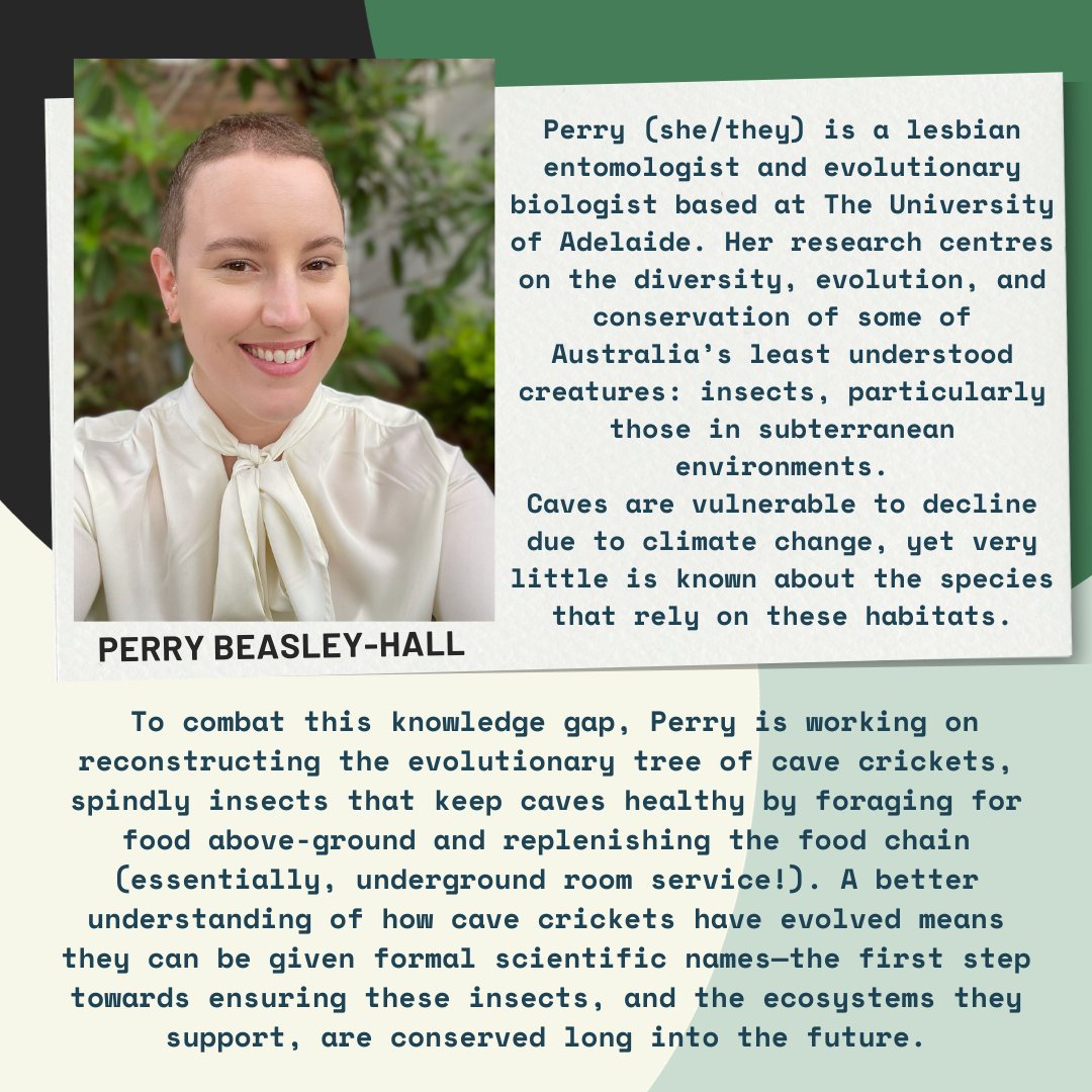 QueersInScience's tweet photo. Introducing two of our speakers for the QiS South Australian's branch "Night of Ecology" on Oct 17th, Brad Martin and Dr Perry Beasley-Hall!

Be sure to register for the event spaces are limited https://t.co/XzSCORbSXw https://t.co/J8ssdqgy1v