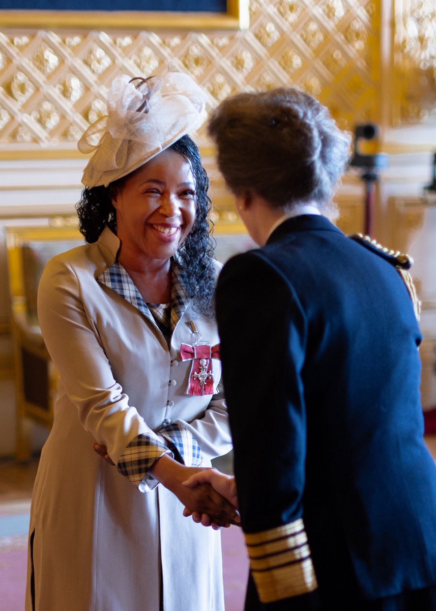 prupaul's tweet image. Humbled and honored to receive the MBE award at Windsor Castle on 03rd October 2023, from Princess Anne, Royal Princess. 🇹🇿👑🇬🇧 #MBE #Diversity #DreamBig #ProudToBeTanzanian