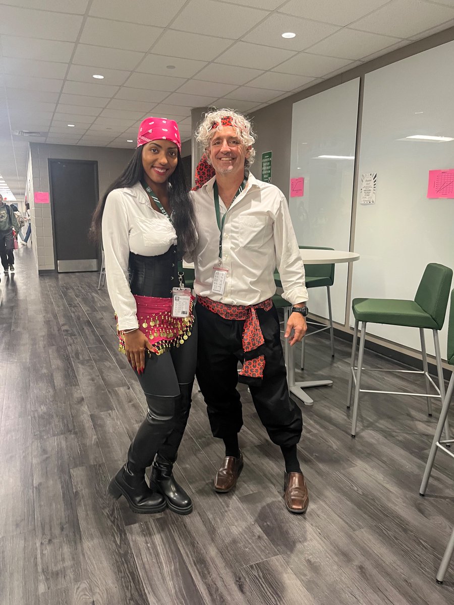 Ms_Childress_'s tweet photo. My birthday twin @SparkyGarza and I 🏴‍☠️ #RPND #MaydeForThis https://t.co/039gTeY0Ex