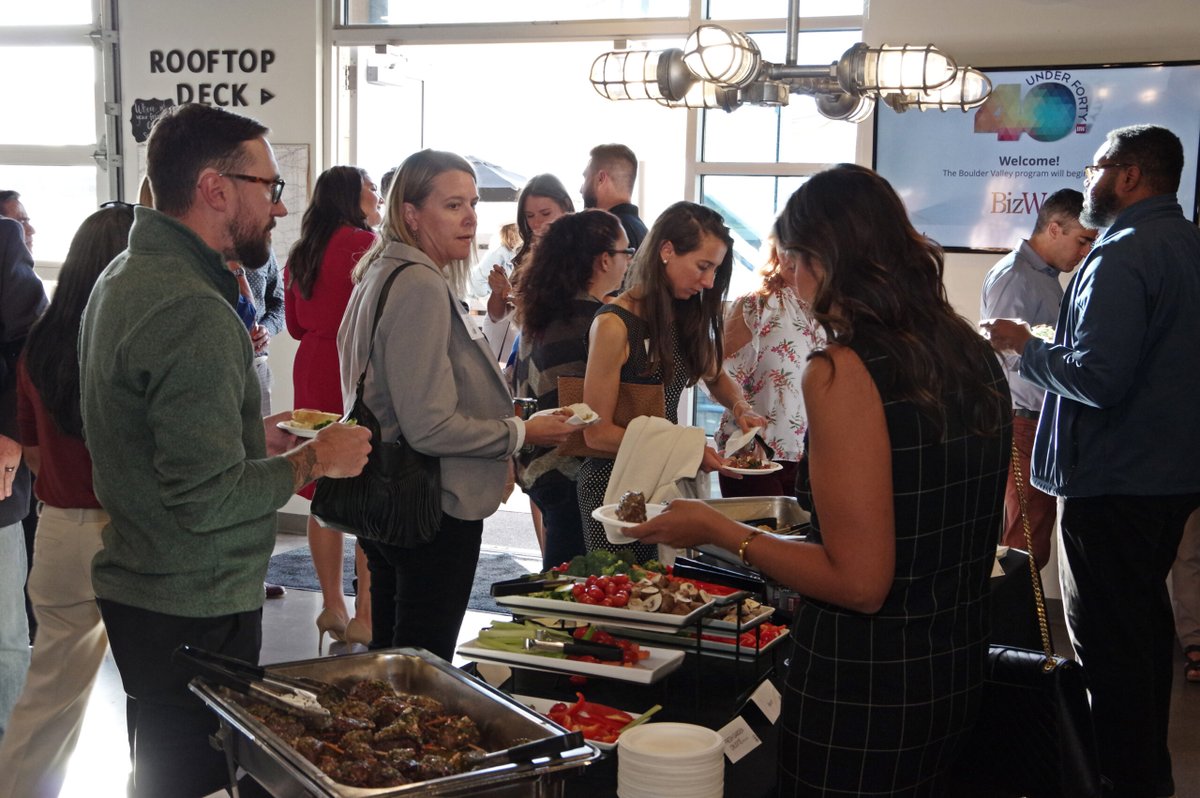 bizwestmedia's tweet photo. Take a look at some incredible moments from our 40 Under Forty event held at Grace Place in Berthoud last week! Thank you to everyone who joined us to celebrate and support our exceptional Class of 2023 honorees. 📷View the photos today: https://t.co/ezJ3WwtbOt #bw40underforty https://t.co/L4qcxEYtQB