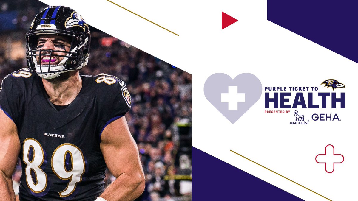 I’ve teamed up with @GEHAHealth and @NovoNordisk to reward the Flock for taking steps towards achieving a healthier lifestyle! Complete a short health assessment and be entered for a chance to win great Ravens prizes and experiences. baltimoreravens.com/community/purp…