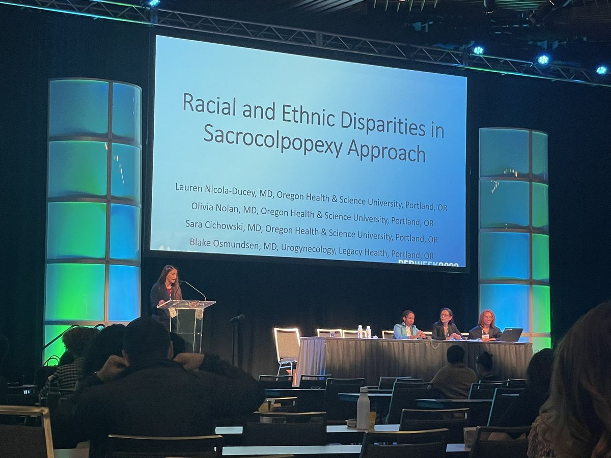 Proud of both of our <a href="/OHSUSOM/">OHSU School of Medicine</a> #Urogyn fellows, Dr Javier Gonzalez and Dr Lauren Nicola-Ducey, for presenting their thought-provoking disparities research at <a href="/urogynsociety/">AUGS</a> #PFDWeek23! 🫶🏻💗<a href="/LNicolaDucey/">Lauren Nicola-Ducey, MD</a>