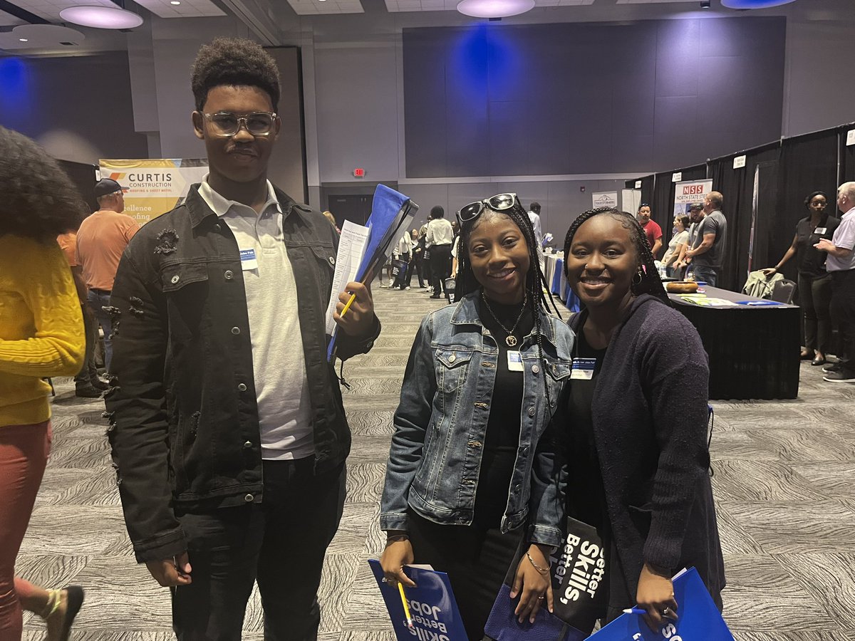 Ayden-Grifton students visited the Better Skills Better Jobs Job Fair today. It was a great day of collaboration from local businesses to help the Eastern North Carolina community obtain jobs that provide a living wage. #ChargeTowardsExcellence #MyFutureNC