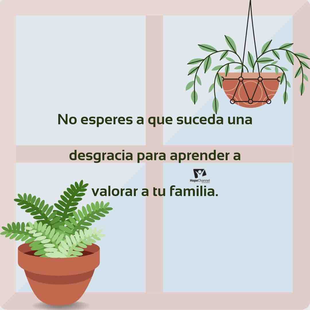 HopeChannel_IA's tweet photo. Aprende a valorar hoy, sin esperar algo extraordinario. Sin esperar un aviso o una señal. El tiempo que tienes para amar y demostrarlo es ahora. #familia #amor https://t.co/KqI9aC05V3