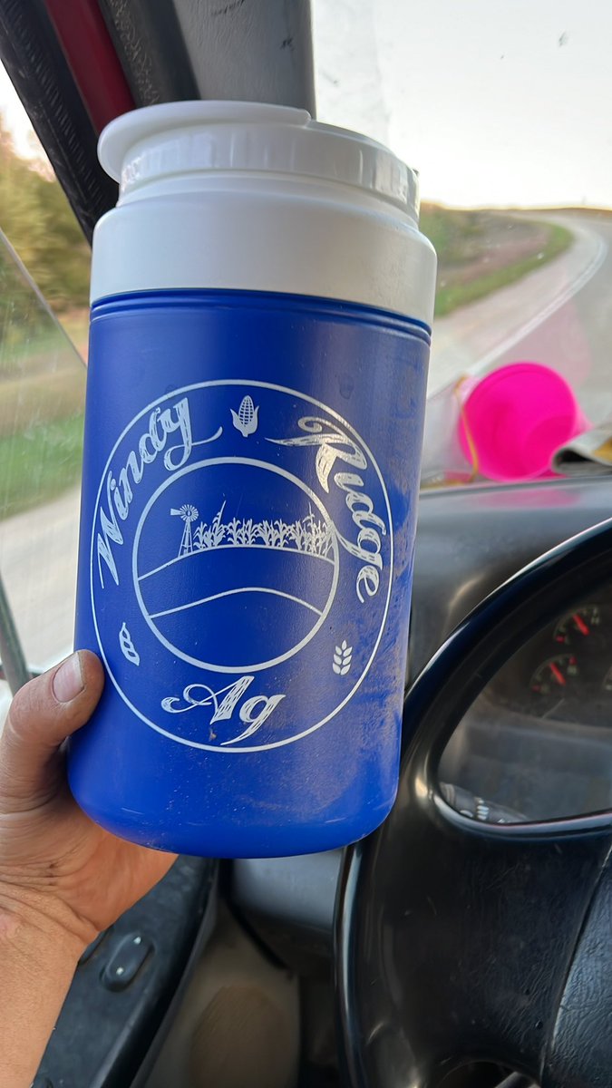 Shoutout to <a href="/MikeBusing/">Mike Busing</a>  with windy ridge ag for this awesome harvest care package! Most come with snacks mine came loaded with half gallon of old fashion to keep me going plant fooding! #nostraightrows if you need chemicals for next year hit him up!