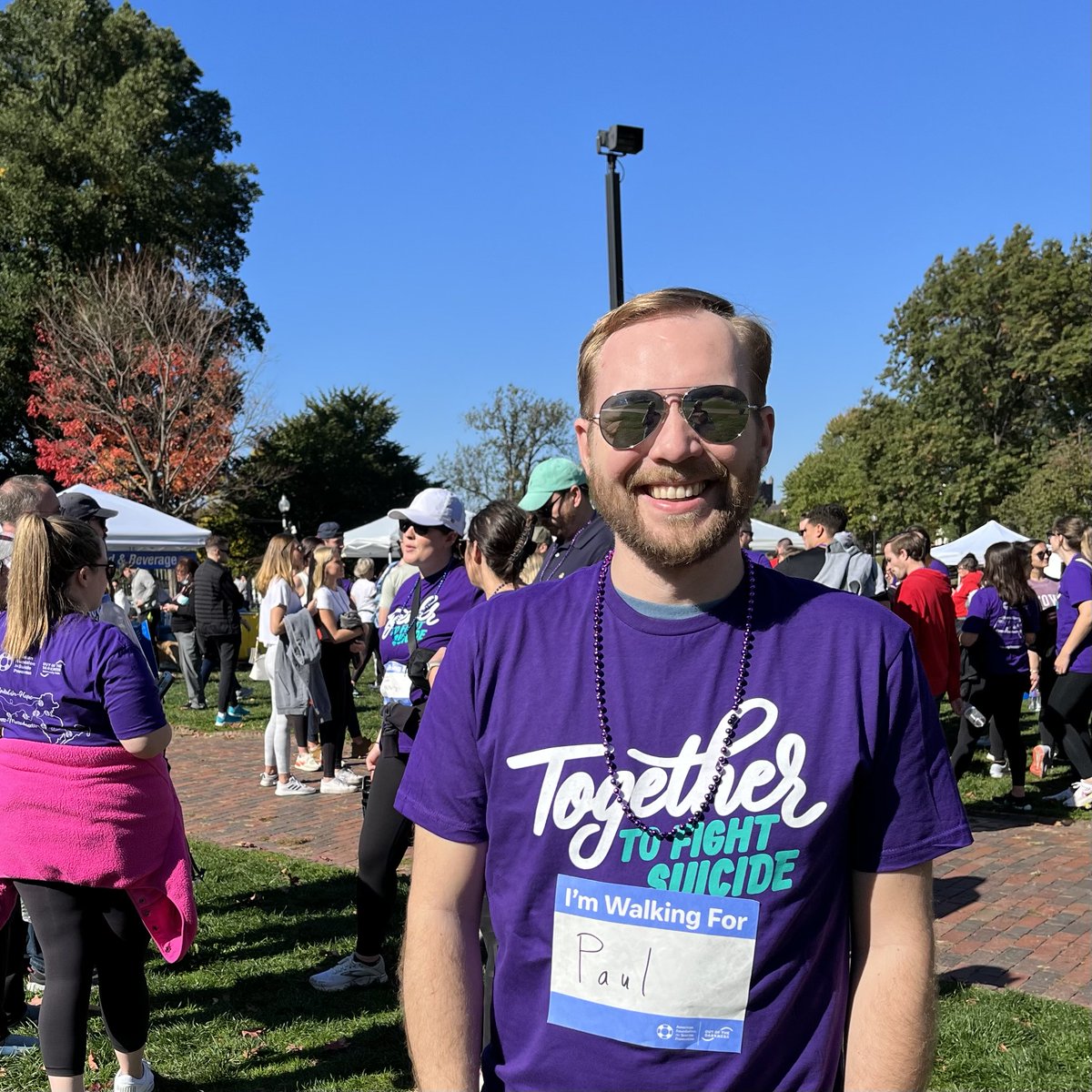 I'm proud to be participating in the @afspnational Boston suicide prevention walk on October 21st!

Like so many others I lost someone I cared about to suicide. It'd mean lot to me if you considered donating. Thanks ❤️
supporting.afsp.org/participant/28…

#StopSuicide #OutOfTheDarkness