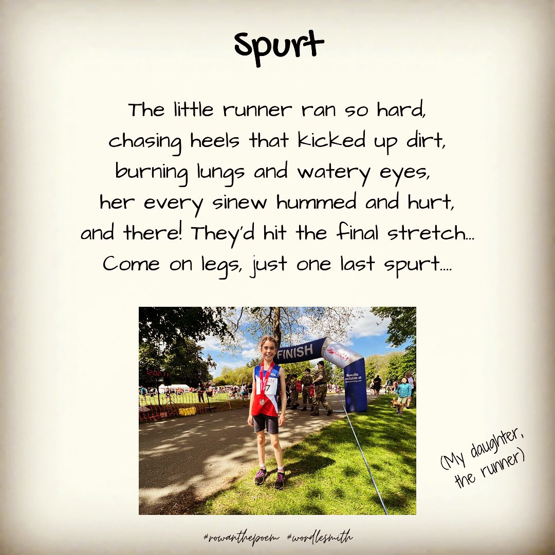 waller_rowan's tweet image. Yesterday’s #wordle - through the medium of #poetry

#spurt