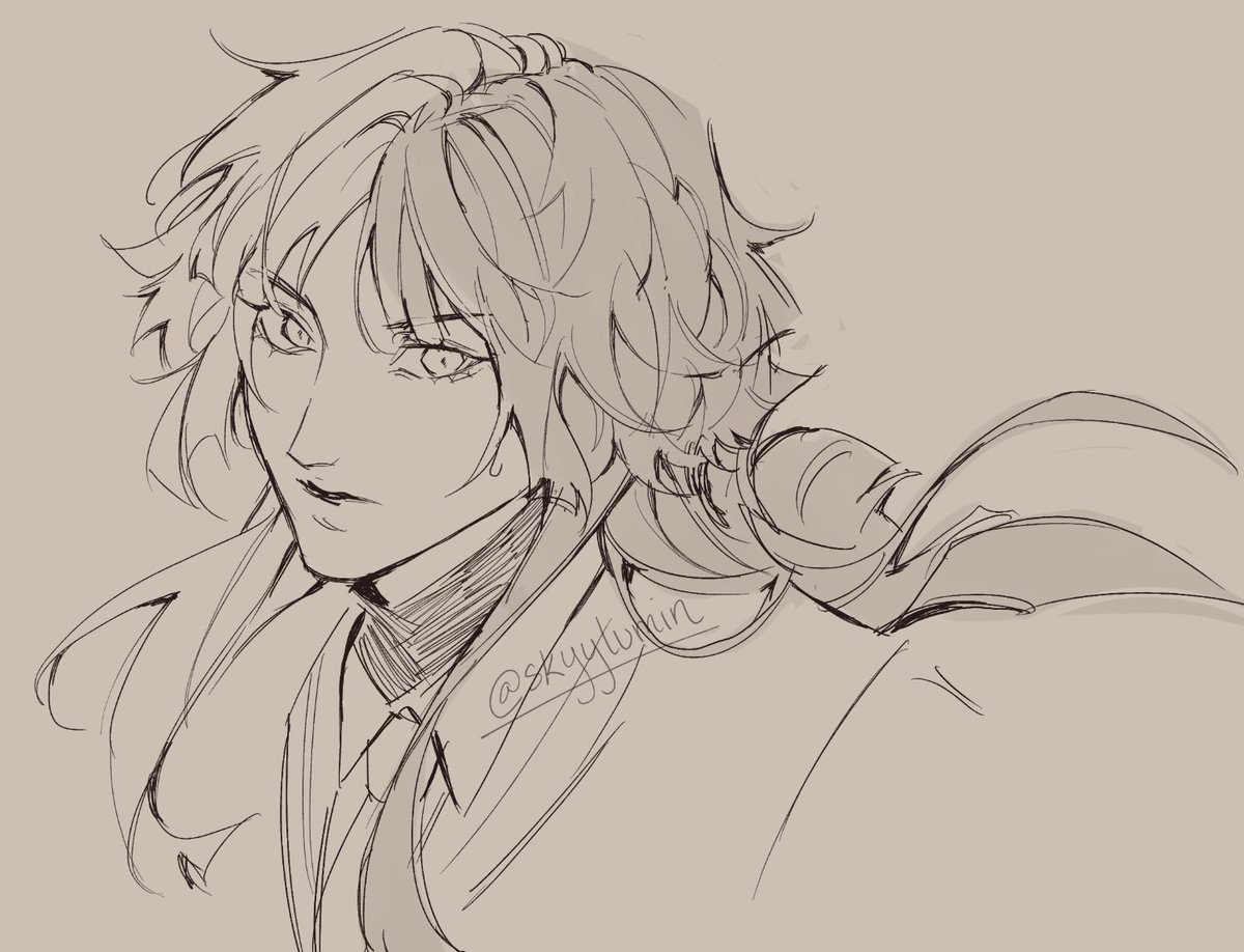 skyylumin's tweet photo. Sigma doodle, I love him… 🫶

#BSD #Sigma https://t.co/vOsiiJk10S