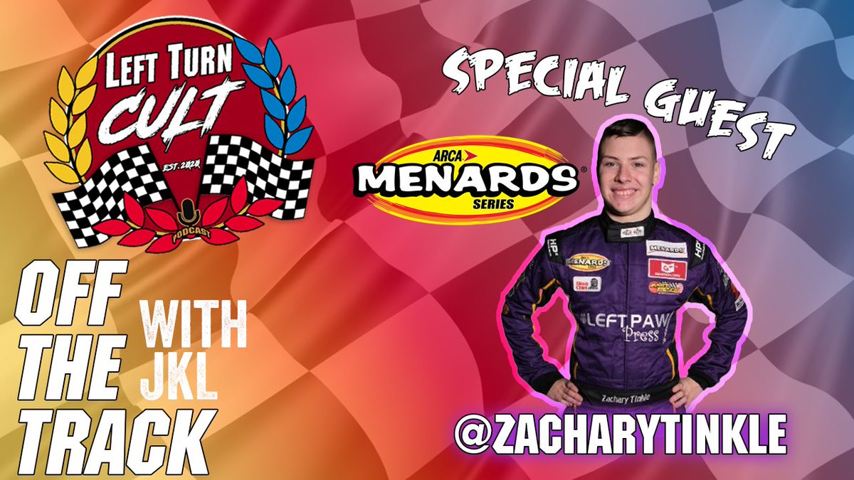 Saturday: LTC: Off the Track with @ZacharyTinkle will be available on YouTube and Spotify at 12pm EST!!