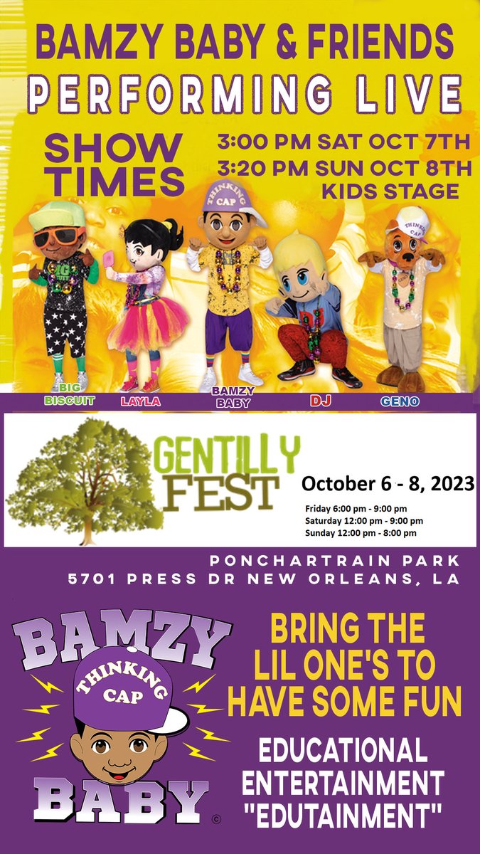 Come out to experience Bamzybaby in Friends at the Gentilly festival