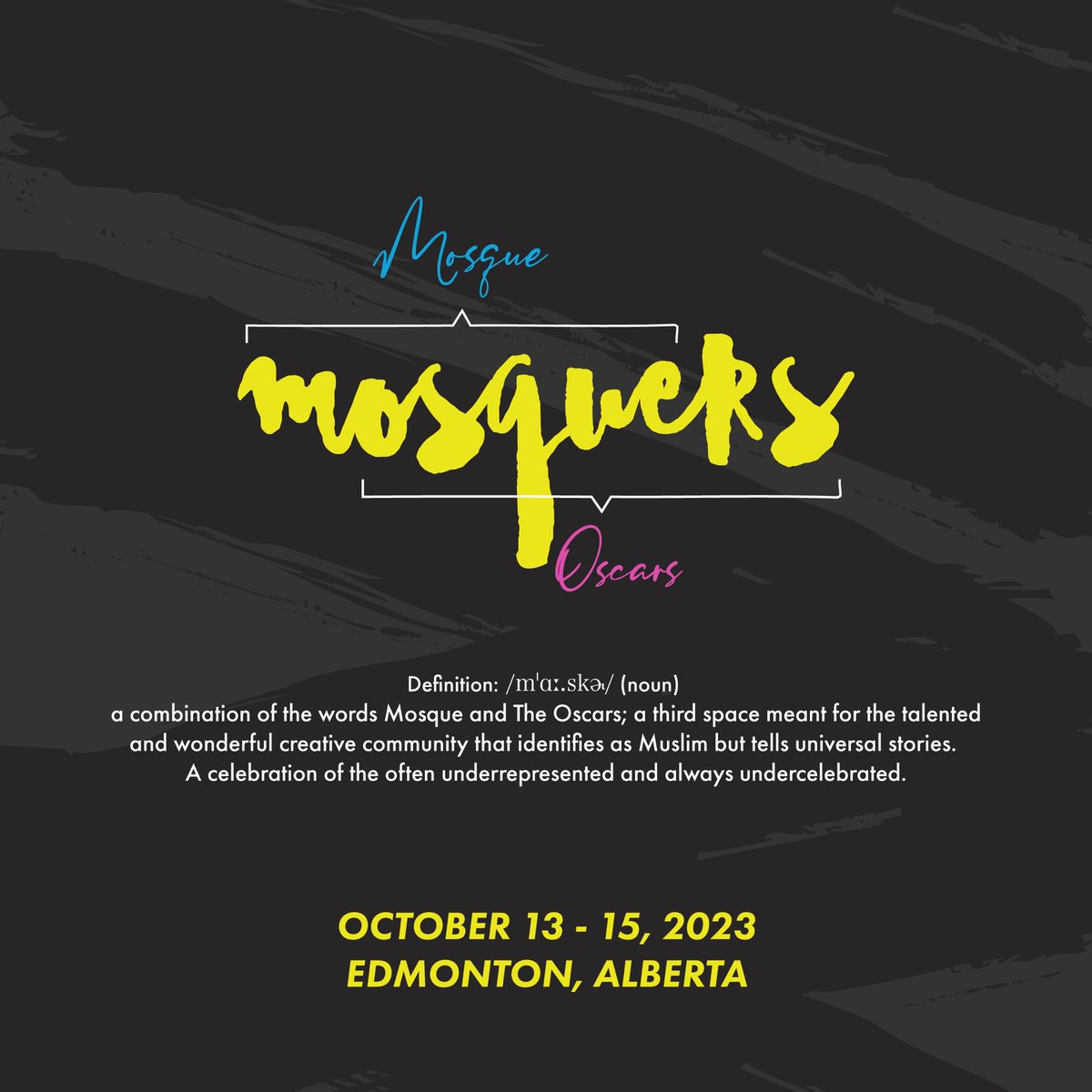 WE ARE BACK! Mosquers Film Festival is coming this October 13th-15th in Edmonton! Don’t forget to grab your tickets and bundles via themosquers.com. It’s going to an event you don’t want to miss!
#MosquersFilmFest #TheMosquers #TheHalalGap  #filmfestival #Muslim #Mosquers