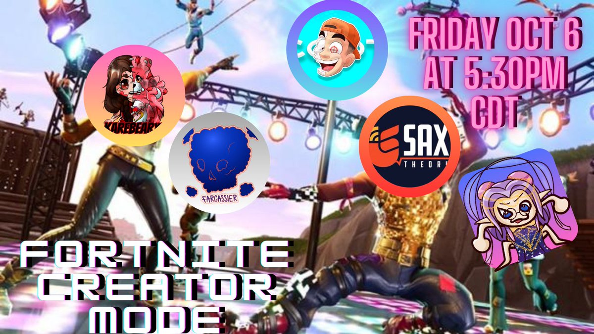 Mama_Lumi's tweet photo. 💜✨🌌Get ready for an EPIC showdown with the incredible talents of @SaxTheory , me, @fargassier , @5cootr , & @KareBearXP for the most electrifying Fortnite event you've ever seen!
Can We #GetUpAndGetOut with #RESPAWNRecruits in #Fortnite !? You won't want to miss it! 🌌✨💜 https://t.co/2OfxQpV0Oi