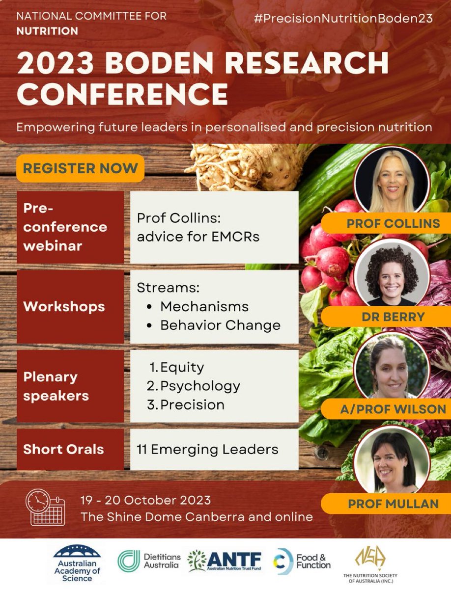 A/Prof Katherine Livingstone (@katmlivingstone) on Twitter photo 🔈 Last day to register to join us in person!
Join industry, government, non-government & academics to set the agenda for personalised & precision nutrition at this one-off <a href="/Science_Academy/">Australian Academy of Science</a> event
📆 lnkd.in/g8VS5gBi
✈️ rb.gy/tn0xl
#PrecisionNutritionBoden23 🔈 Last day to register to join us in person!
Join industry, government, non-government & academics to set the agenda for personalised & precision nutrition at this one-off <a href="/Science_Academy/">Australian Academy of Science</a> event
📆 lnkd.in/g8VS5gBi
✈️ rb.gy/tn0xl
#PrecisionNutritionBoden23