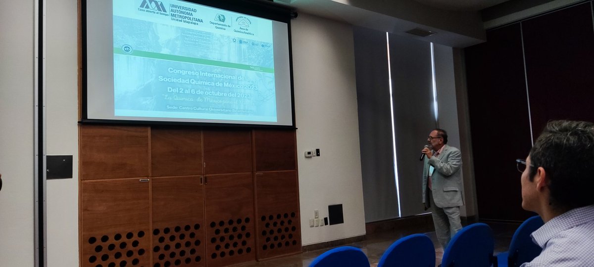 SQM_MX's tweet photo. Plenaria

Dr. Alberto Rojas Hernández

#CISQM2023 #UASLP #FCQUASLP #LaQuímicaNosUne #CC200 #CongresoSQM https://t.co/gX5adMUg3B