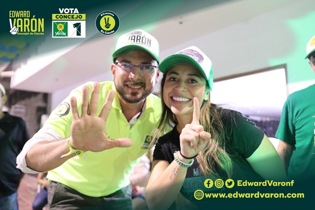 EdwardVaronF's tweet photo. En este mes estaremos eligiendo el futuro de la ciudad ya estamos en la recta final y nada nos detiene, por eso la masiva participación de las comunidades es una muestra que este 29 de octubre con el apoyo de todos seguiré siendo concejal de Cúcuta. https://t.co/dMiNQ7q8Vr