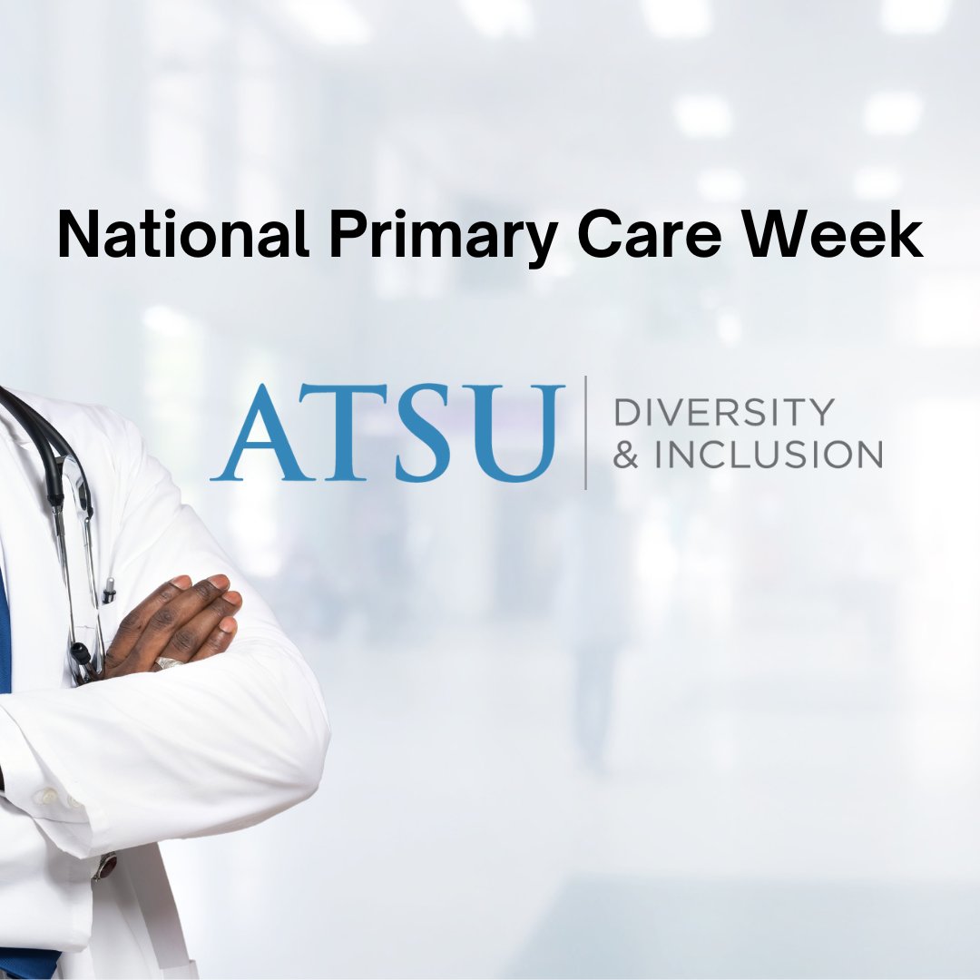 ATSUDiversity's tweet photo. Did you know ATSU-KCOM ranks No. 7 and ATSU-SOMA ranks No. 11 in Most Graduates Practicing in Primary Care Fields, per U.S. News &amp; World Report statistics?

Learn more about our programs here: https://t.co/6tZCu2ETiu and https://t.co/hLgVs0vGiP.

#ATSUPride https://t.co/PD0IeBU9Pj