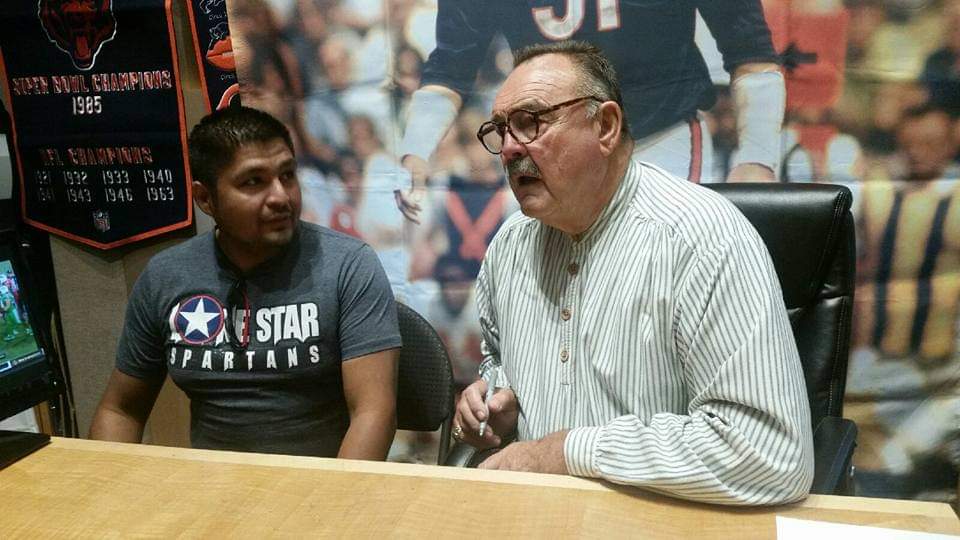 roy_roydweaver's tweet photo. I'm a diehard Dallas Cowboys fan. During my trip to my very 1st World's Toughest Mudder in 2015, I met a legend Chicago Bears Player. I'm always going to remember Dick Butkus , he was such a humble and funny man.
R.I. P Dick Butkus.
#NFLGreat #ChicagoBears #DickButkus https://t.co/XiLXgkkKOK