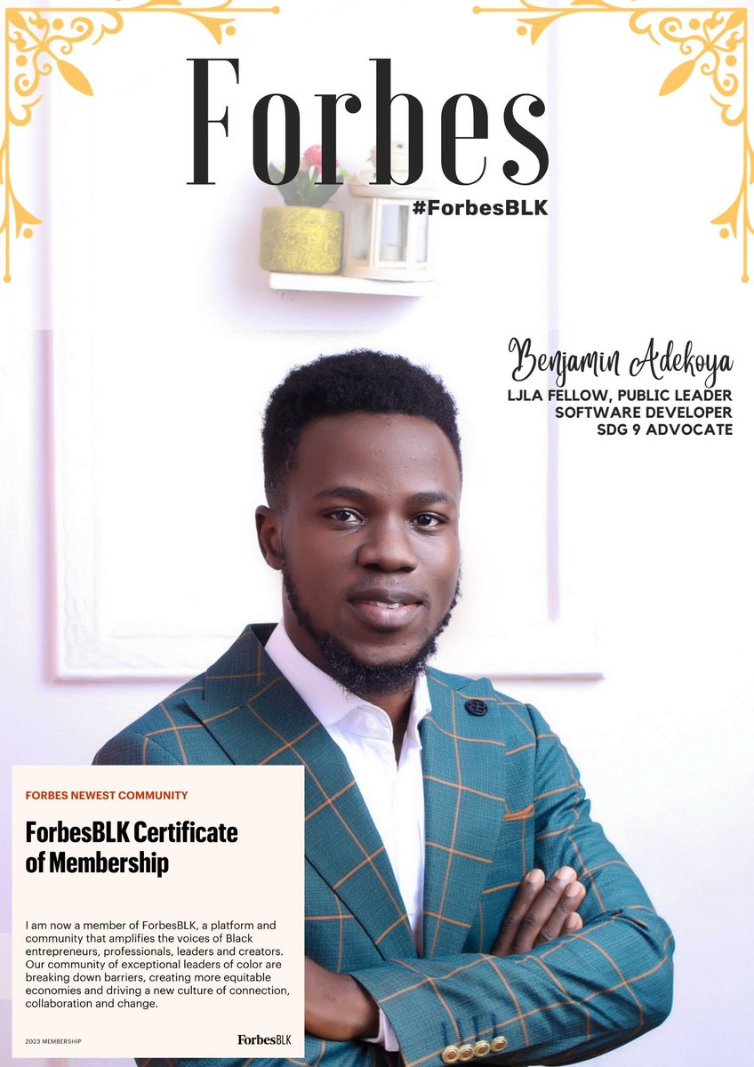 bebmigared's tweet photo. I'm now a Member of Forbes' Newest Community - @ForbesBLK
πͺπΌππ½πͺπΌ
The mission of ForbesBLK is to champion a global community of Black entrepreneurs, professionals, leaders and creators that are driving systematic change in business, culture and society.
#ForbesBLK #bebmigared https://t.co/wzszYiufVi