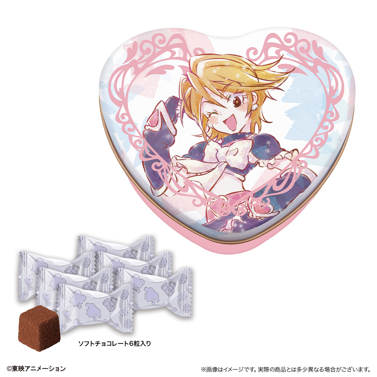 ふたりはプリキュア』をデザインしたチョコギフト缶セットがプレミアム