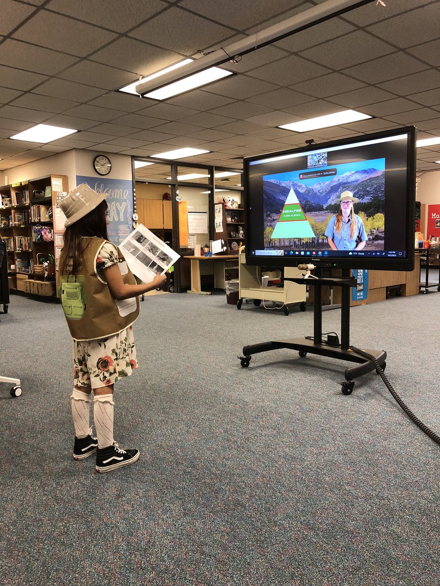 LAshley2016's tweet image. Wow! Special shout out to Ms. Trejo @GrayES_AISD for teaming up with the 3rd grade team to plan a virtual field trip with a park ranger from the Rocky Mountains Park. #LearningIsAnAdventure#MyAldine