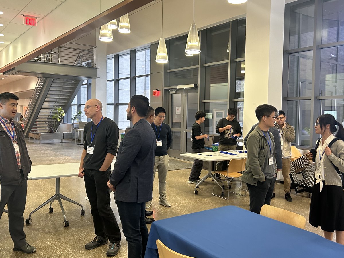 WirelessDay's tweet photo. We are very happy to welcome our speakers and attendees of the 5th Buffalo Wireless Day tonight at UB, the Dept. of Electrical Engineering. So excited to have the event in person again after three years and meet many old and new friends from academia, industry and government. https://t.co/1KntM6zBEP