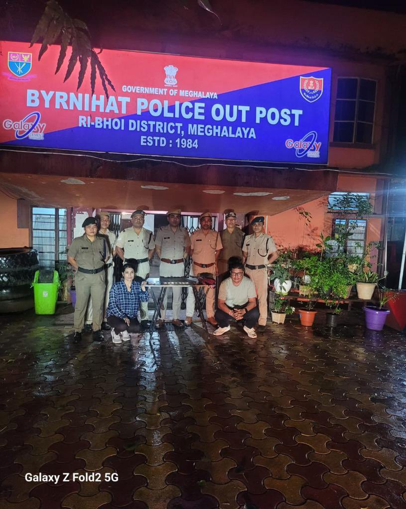 SangmaConrad's tweet photo. The @RibhoiPolice does it again, second successful operation in two days!
Kudos to @lrbishnoiips and his team for perfect coordination and prompt action in intercepting an illicit gold consignment smuggled through Meghalaya. Their operation led to arrest of the main culprit and co-accused and confiscation of 7 gold bullions weighing 826.31 grams.
Our commitment to combat all forms of unlawful activities within our state remains steadfast and existing challenges can’t deter us. @HMOIndia @PTI_News @ANI
@PIB_India @PIBShillong @proshillong @MeghalayaPolice