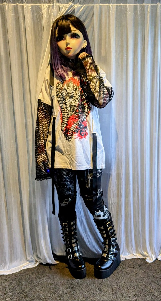 Kiara_Katsura's tweet photo. #kigurumi #bjdmask #็ใใใฟ #altfashion https://t.co/3Q0Qh8Saki