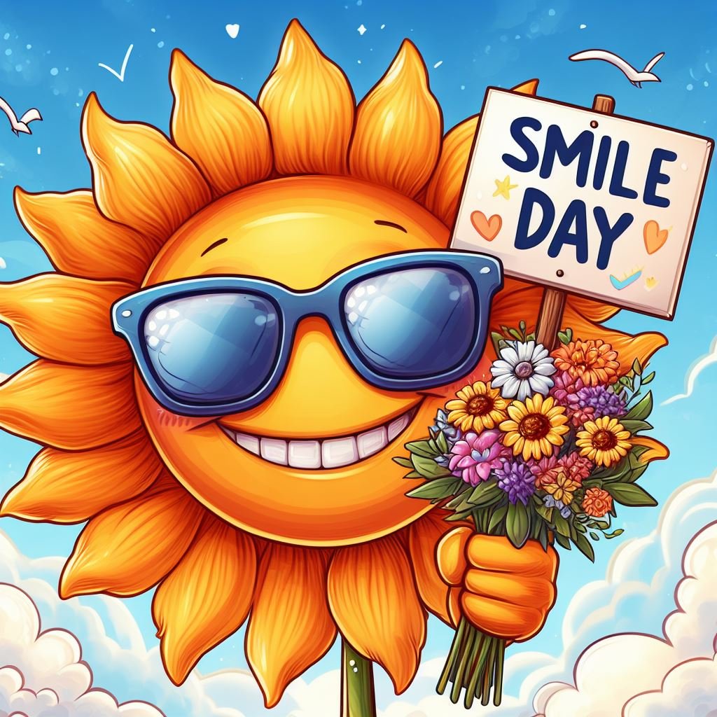 Happy "Smile Day" to everyone.....keep smiling.

#smileday #SMILEUP #fact