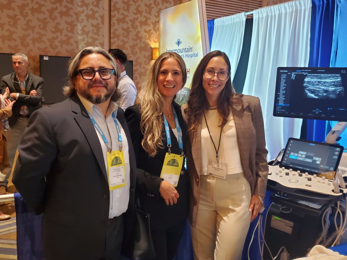Great evening sharing the value of bowel ultrasound @NASPGHAN I’ll be #Samsung booth #123 again tomorrow, Oct 6th 10am-2pm. Stop by if you want to learn more and try scanning #naspghan2023