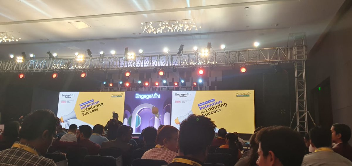 mool_finance's tweet image. Here at #EngageMint by @WebEngage!