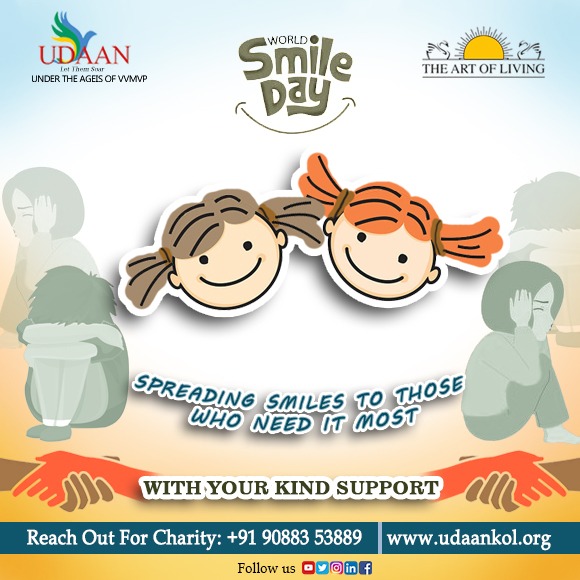 UdaanCare's tweet photo. 𝐉𝐨𝐢𝐧 𝐮𝐬 𝐨𝐧 𝐖𝐨𝐫𝐥𝐝 𝐒𝐦𝐢𝐥𝐞 𝐃𝐚𝐲 𝐚𝐬 𝐰𝐞 𝐜𝐨𝐧𝐭𝐢𝐧𝐮𝐞 𝐬𝐩𝐫𝐞𝐚𝐝𝐢𝐧𝐠 𝐬𝐦𝐢𝐥𝐞𝐬 𝐭𝐨 𝐭𝐡𝐨𝐬𝐞 𝐰𝐡𝐨 𝐧𝐞𝐞𝐝 𝐢𝐭 𝐦𝐨𝐬𝐭, 𝐭𝐡𝐚𝐧𝐤𝐬 𝐭𝐨 𝐲𝐨𝐮𝐫 𝐤𝐢𝐧𝐝 𝐬𝐮𝐩𝐩𝐨𝐫𝐭. 
#HappyWorldSmileDay #smile #smileday https://t.co/JAZRMjWLhO