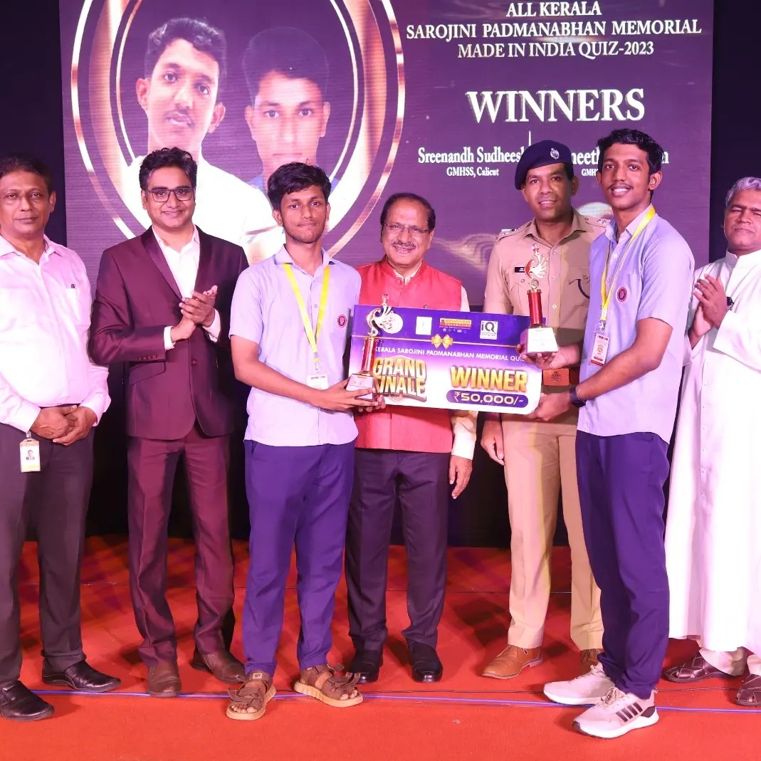 theMAFDN's tweet photo. All kerala Sarojini Padmanabhan Memorial Quiz Winners
Sreenandh Sudheesh and Navaneeth Krishnan https://t.co/jZxMJl6H5B