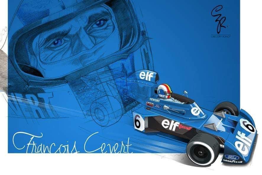 On n’oublie pas François Cevert, disparu le 6 octobre 1973 sur le circuit américain de Watkins Glen ©️GrégoryRonot #cevert #f1