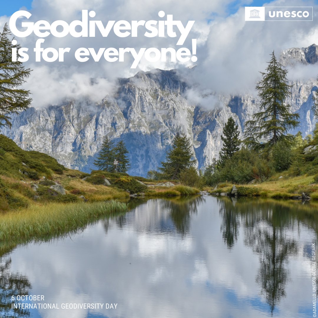 Although geodiversity refers to the non-living portion of the planet, it is key to tackling the climate crisis and preserving our biodiversity. This #GeodiversityDay, @UNESCO shares 7 reasons why geodiversity is essential #ForPeopleForPlanet: articles.unesco.org/en/articles/7-…