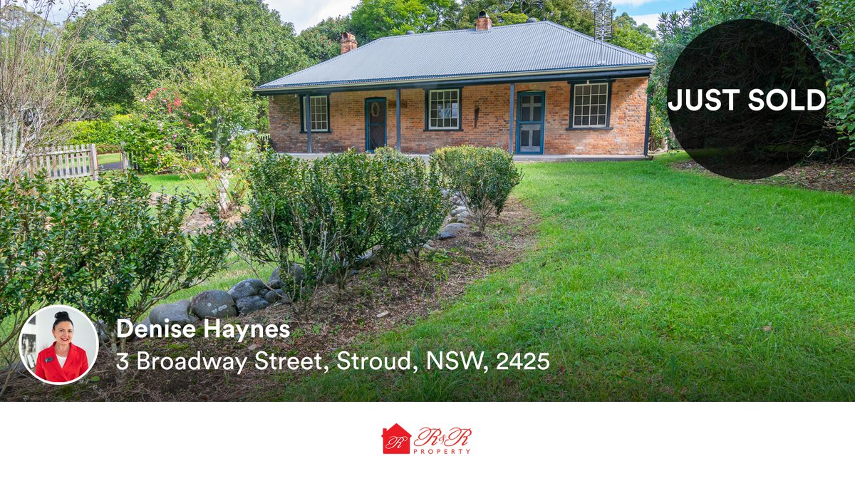 RandRProperty's tweet photo. 🛌 2 🛀 2 🚘 1
📍 3 Broadway Street, Stroud, NSW, 2425

My latest sale on RateMyAgent.

https://t.co/Hr0PTCAnfF

...
#ratemyagent #realestate #R_and_R_Property https://t.co/SXMPWmYRQE