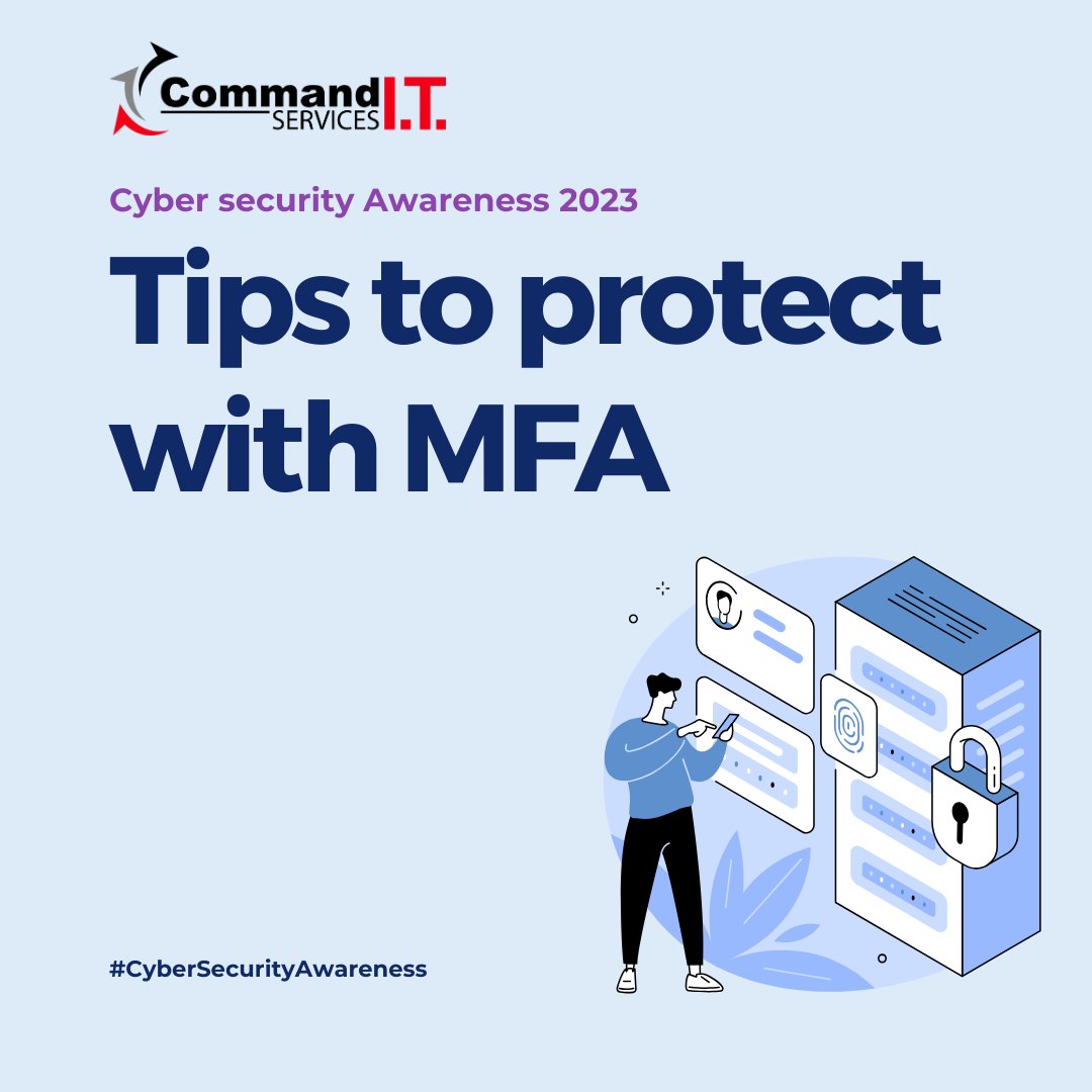 Command_IT_Serv's tweet image. Multi-Factor Authentication (MFA) adds an additional layer of defense from hackers. 

Contact Us
Phone: 1300 466 866
Email - support@commandit.com.au

#CommandIT #PerthIT #GiveYourBusinessCommandIT #CyberSecurityAwarenessMonth2023 #becyberwise #staysecureonline #MFA