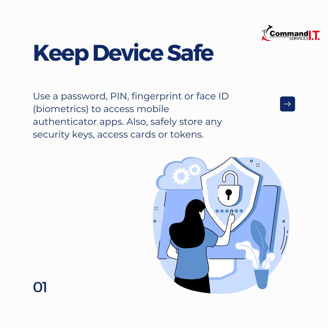 Command_IT_Serv's tweet image. Multi-Factor Authentication (MFA) adds an additional layer of defense from hackers. 

Contact Us
Phone: 1300 466 866
Email - support@commandit.com.au

#CommandIT #PerthIT #GiveYourBusinessCommandIT #CyberSecurityAwarenessMonth2023 #becyberwise #staysecureonline #MFA