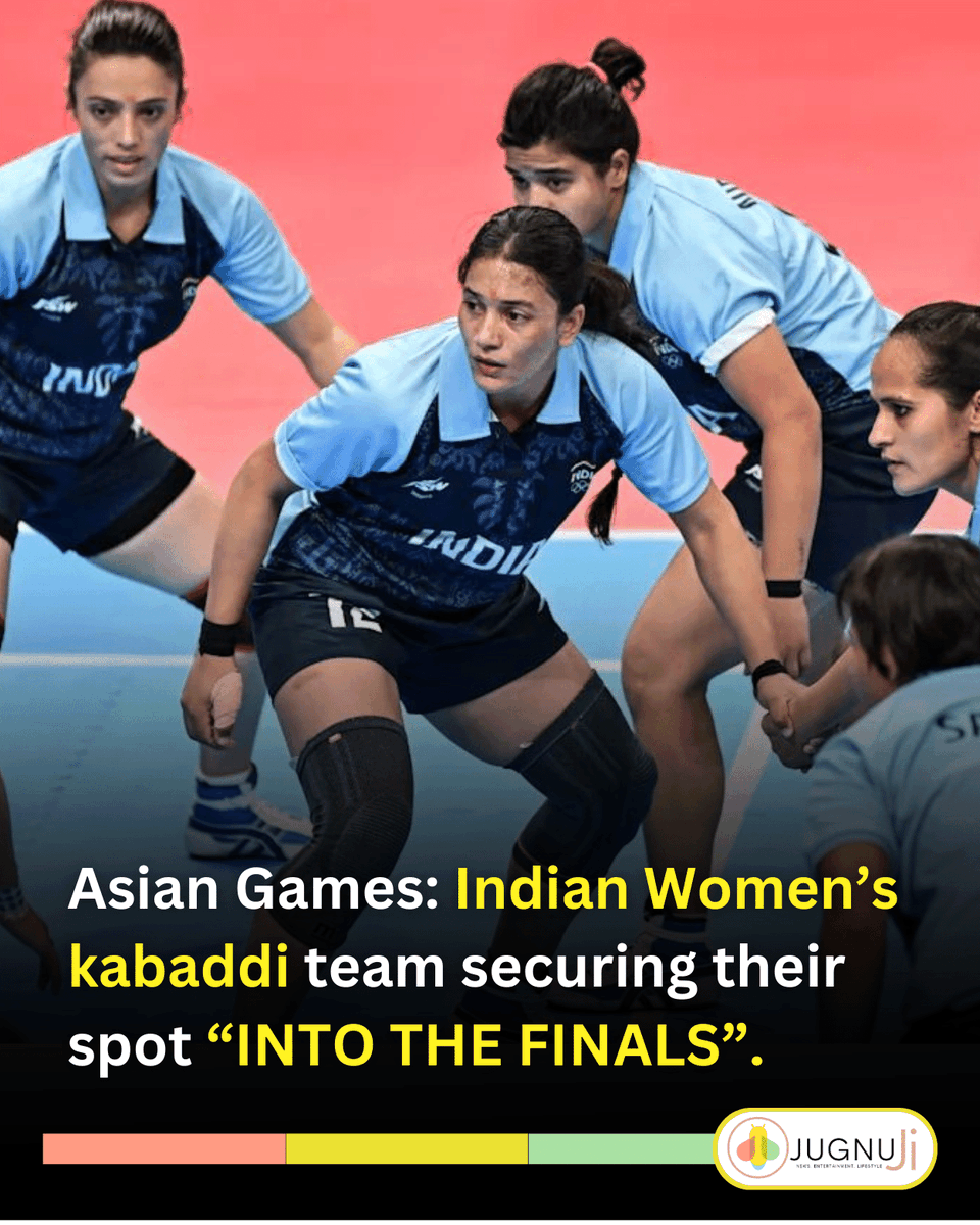 The Indian women’s kabaddi team advanced into the final at the Asian Games 2023 after a 61-17 win over Nepal.#kabaddi #womenskabaddi #indiankabadditeam #indiankabaddi#indianwomenteam #asiangames #india #jugnuji_