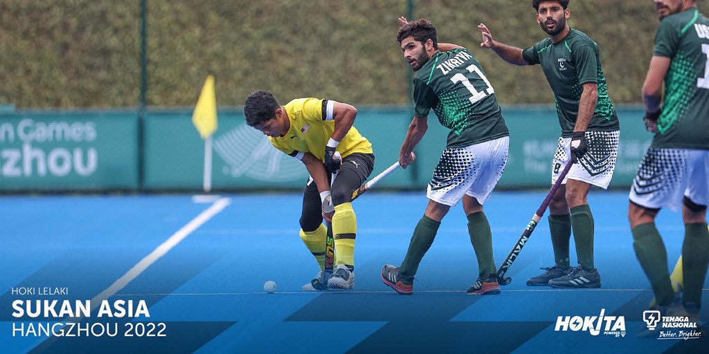 HokitaMY's tweet photo. #AsianGames2022 | #FieldHockey (M) | 5-6th Placing
π΅π° 1-1 π²πΎ
Tamat separuh masa dan kita masih terikat. #SpeedyTigers perlu lebih memanfaatkan peluang yang ada selepas ini. #PAKvMAS #SayaSokongHokiMY #BersatuUntukHoki https://t.co/gUKHuZL5qU