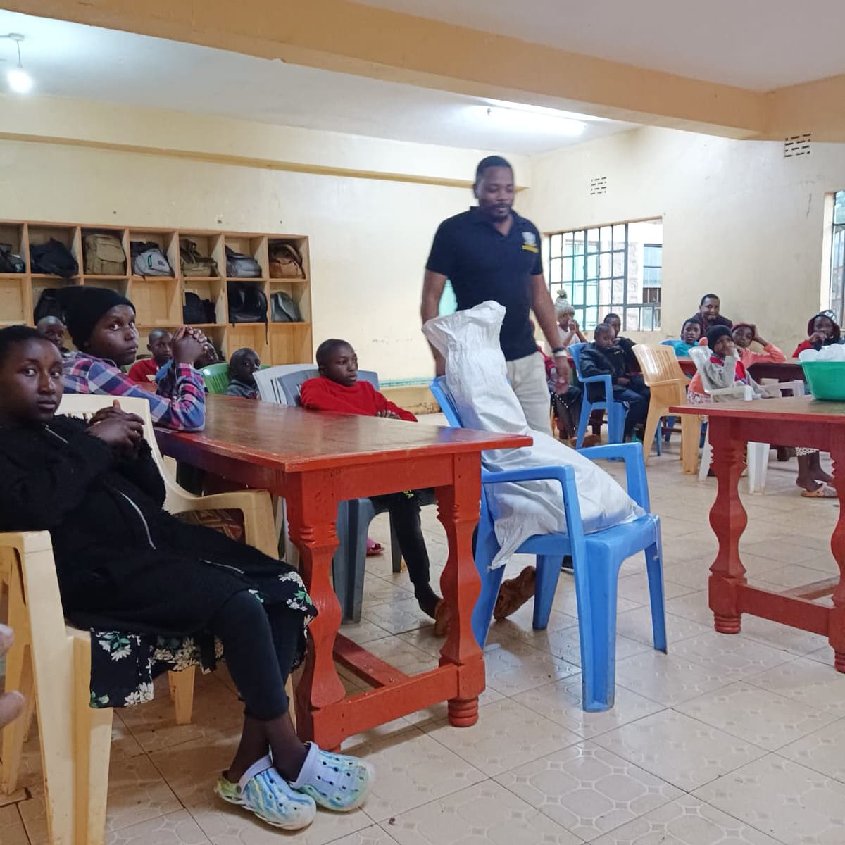 Celebrating my birthday with Mahiga Children's Home.