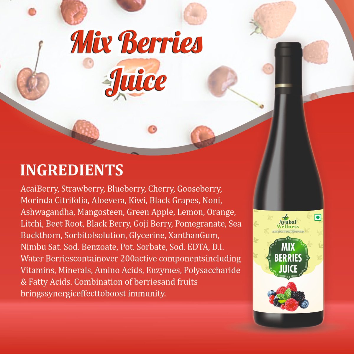 ayubalwellness's tweet photo. #AyubalWellness Mix Berries Juice 🍇🍓🍒 & discover a world of benefits!
Click the link https://t.co/LuEfXlxkBa to watch the video ✨
Visit us: https://t.co/CjS8EbrK02
#BerryBoost #BerryBenefits #AntioxidantPower #BloodSugarBalance #NutrientBoost #CholesterolControl #HeartHealth https://t.co/lhrcNMRipF